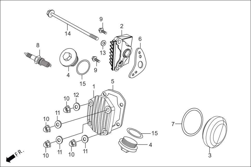 E-1 CYLINDER HEAD COVER