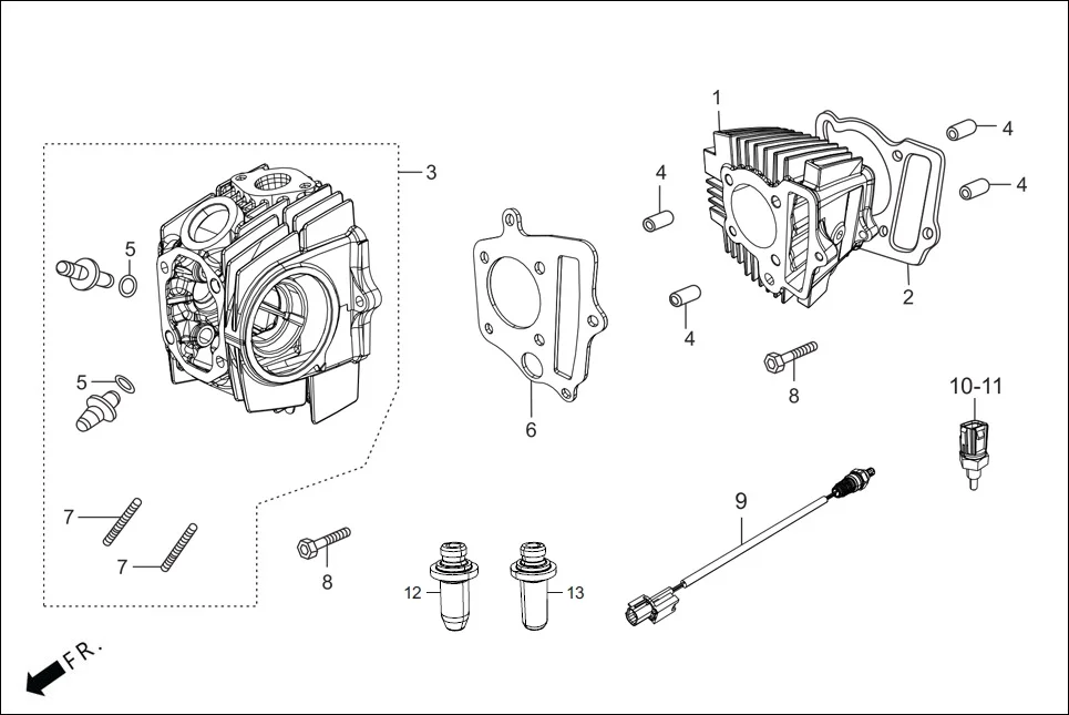 E-2 CYLINDER/CYLINDER HEAD