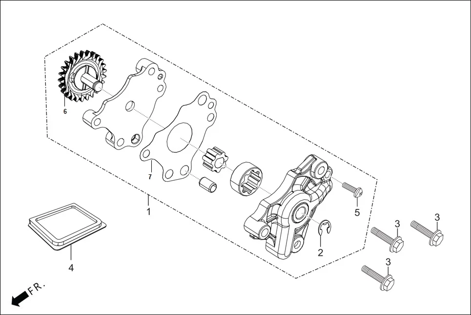 E-8A OIL PUMP