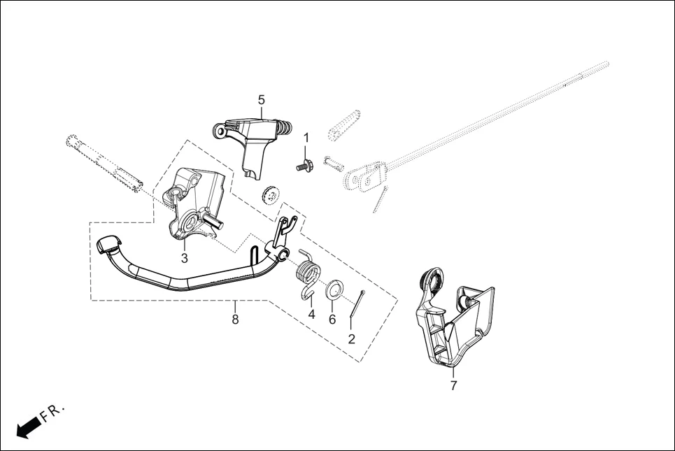 F-18A CBS ASSY. assembly diagram for Hero HF Deluxe(Jan,2023)