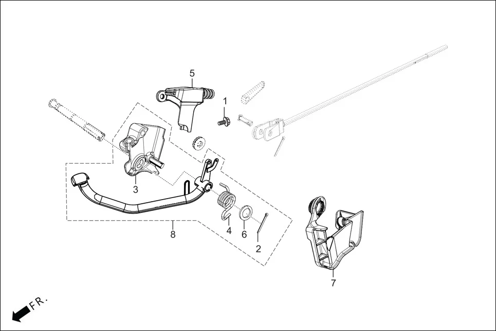 F-18B CBS ASSY. assembly diagram for Hero HF Deluxe(Jan,2023)