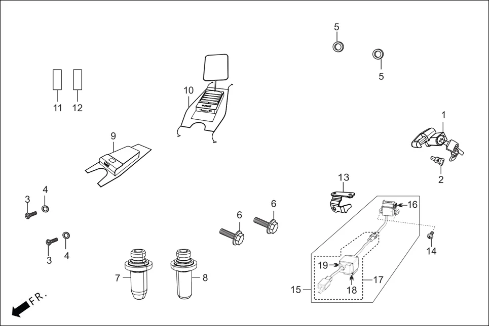 F-28A (OPTIONAL) assembly diagram for Hero HF Deluxe(Jan,2023)