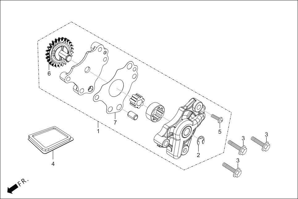 E-8A OIL PUMP