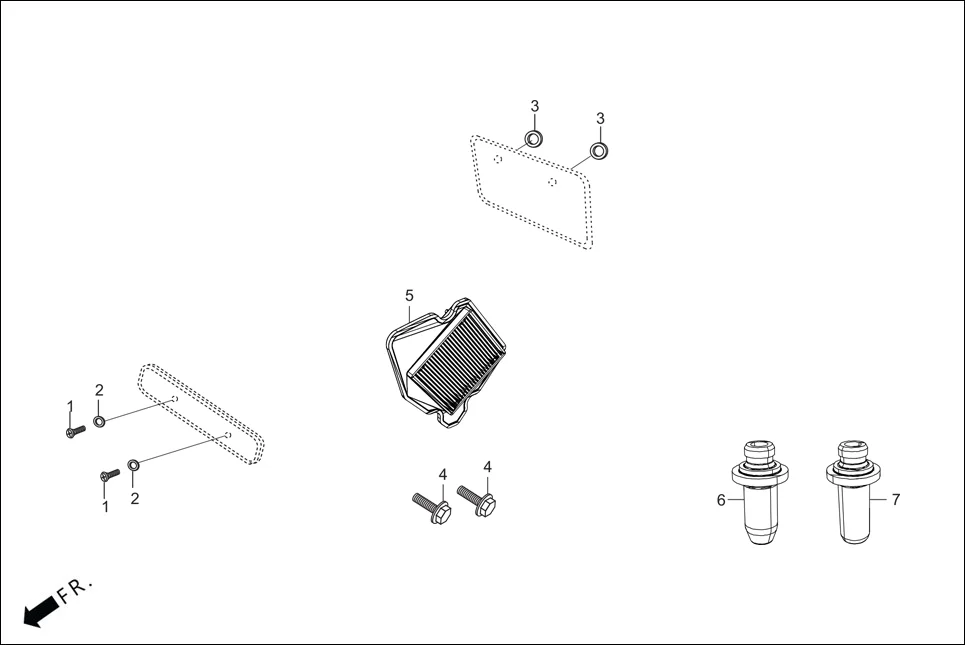 F-28A (OPTIONAL) assembly diagram for Hero HF Deluxe(Dec,2022)