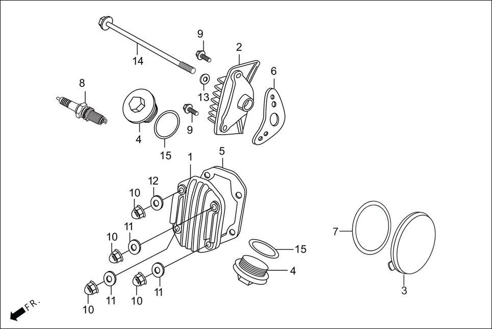 E-1 CYLINDER HEAD COVER