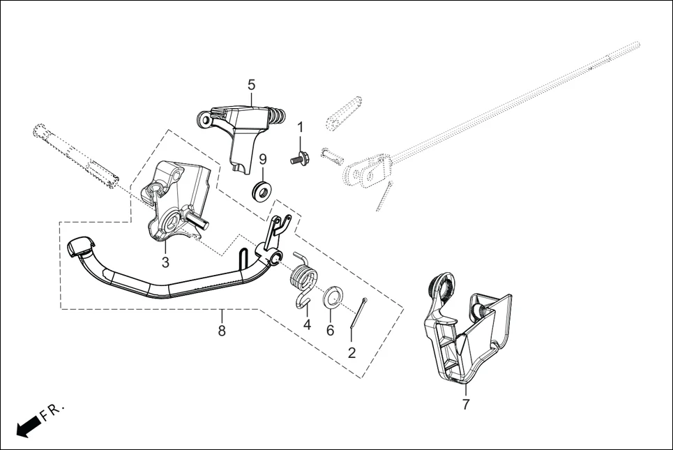 F-18A CBS ASSY. assembly diagram for Hero HF Deluxe BSVI(May,2022)
