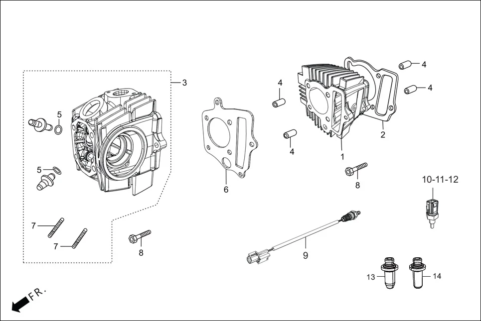 E-2 CYLINDER/CYLINDER HEAD