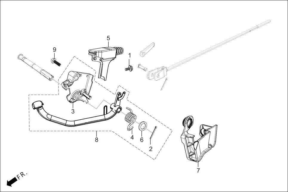 F-18A CBS ASSY. assembly diagram for Hero HF-Deluxe(March,2023)