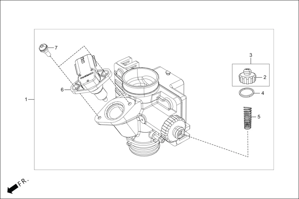 E-13 THROTTLE BODY ASSY