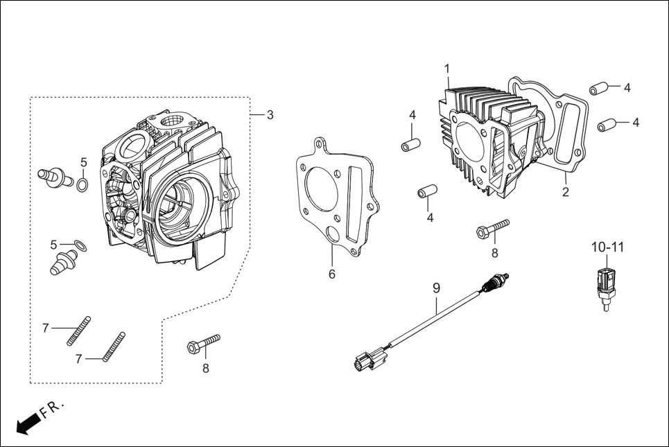 E-2 CYLINDER/CYLINDER HEAD