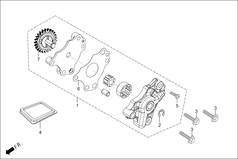E-8A OIL PUMP