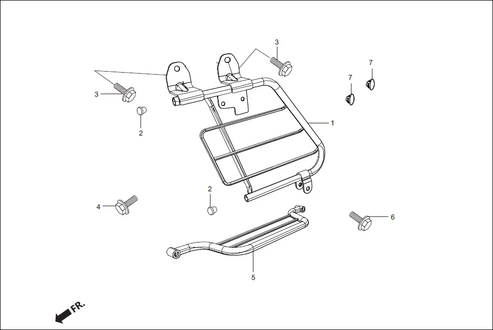 F-29 GUARD SARI assembly diagram for Hero HF Deluxe(Nov,2022)