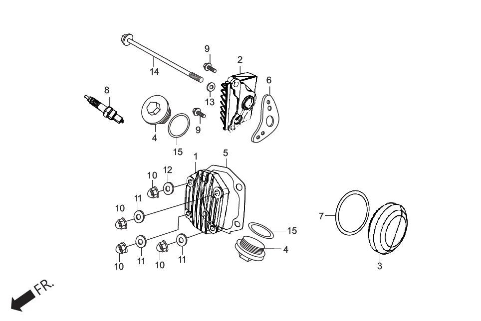 E-1 CYLINDER HEAD COVER
