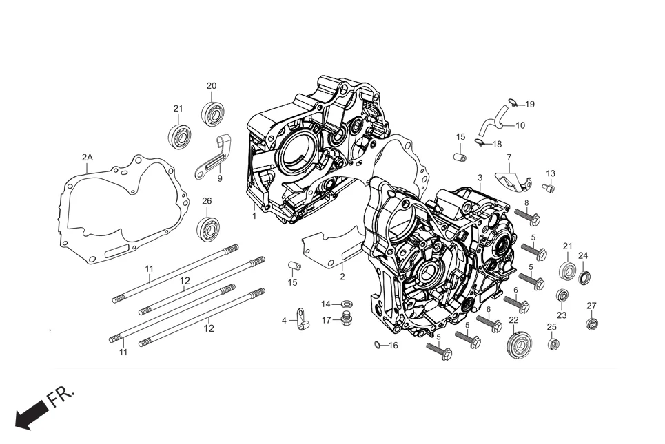 E-8 CRANK CASE