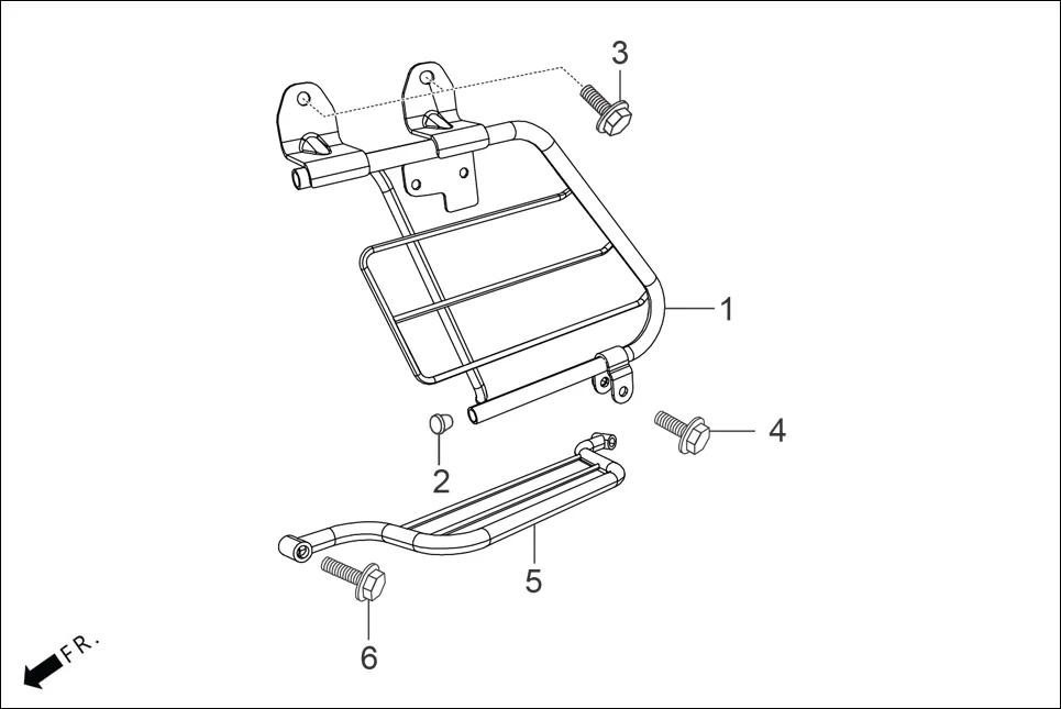 F-29 GUARD SARI assembly diagram for Hero HF DELUXE BLACK (HMCM) OBD2_PHB(July,2025)