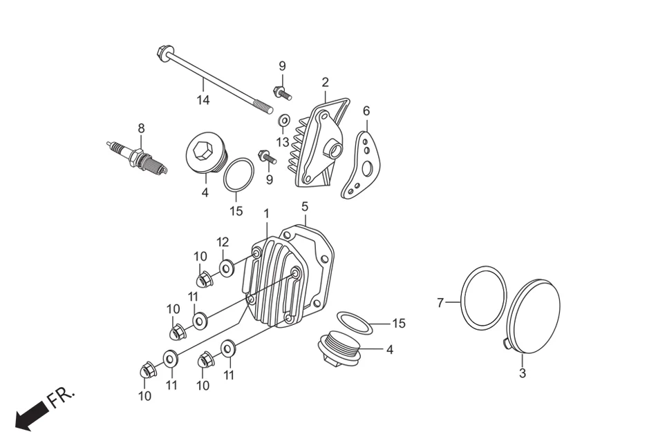 E-1 CYLINDER HEAD COVER
