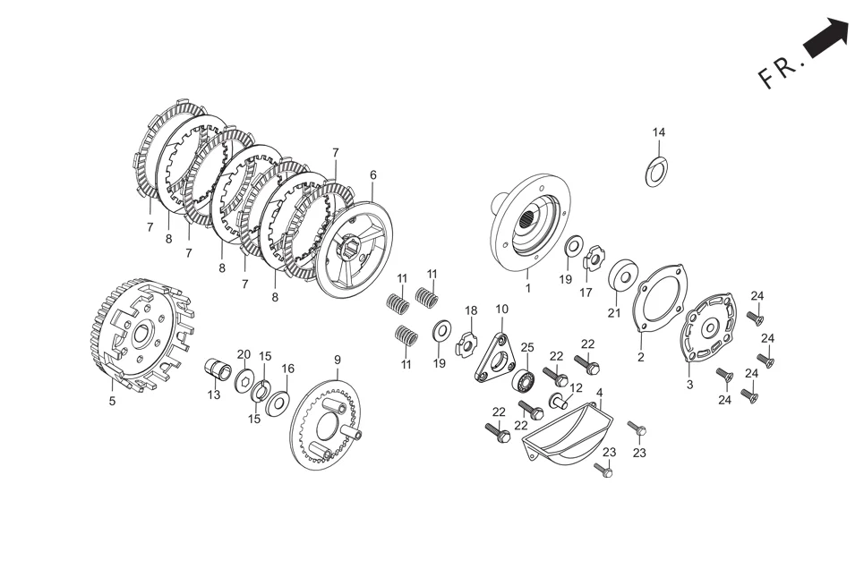 E-6B CLUTCH (3 LUG)