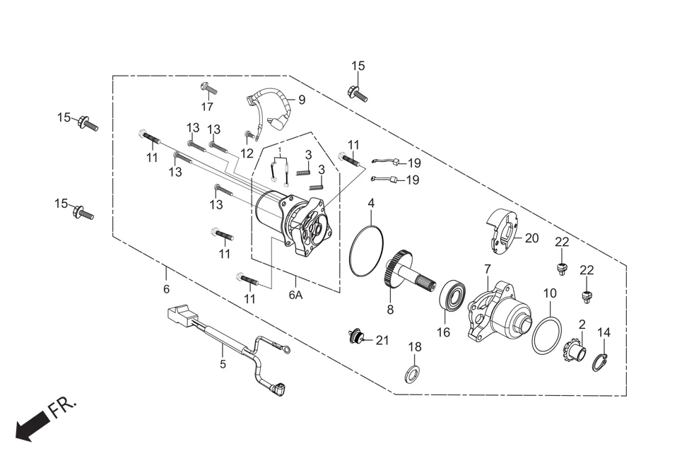 E-7C-SELF STARTING MOTOR (SELF START)