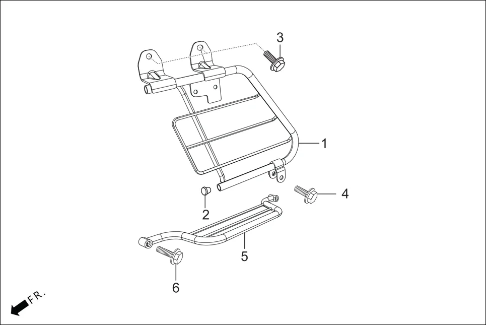 F-29 GUARD SARI assembly diagram for Hero HF DELUXE (JUNE,2025)