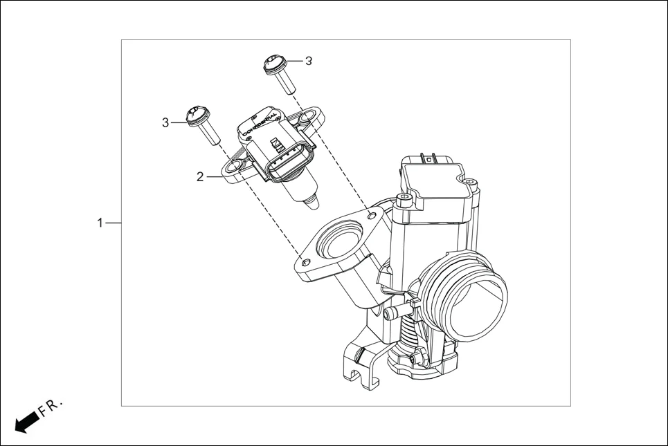 E-13-KICK THROTTLE BODY ASSY