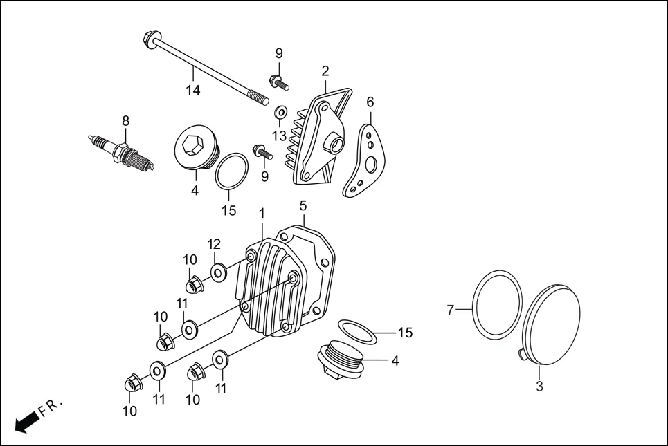 E-1 CYLINDER HEAD COVER
