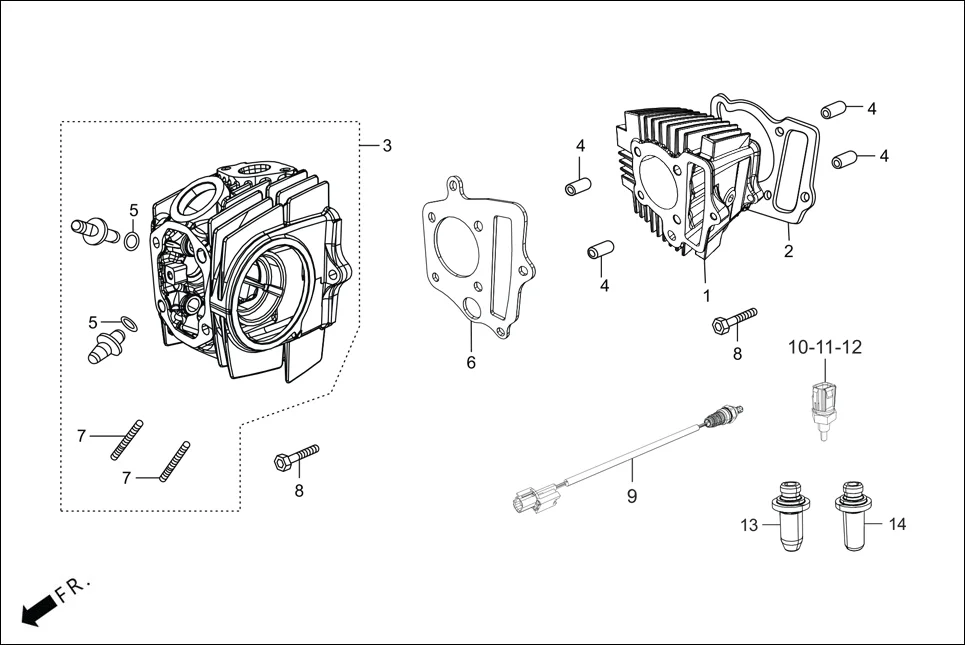 E-2 CYLINDER/CYLINDER HEAD