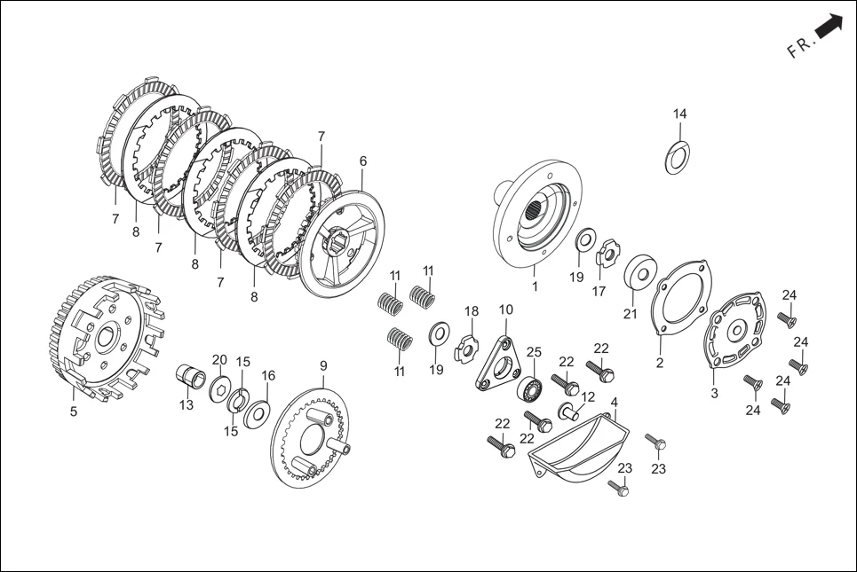 E-6B CLUTCH(3 LUG)