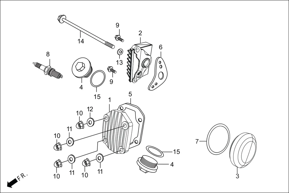 E-1 CYLINDER HEAD COVER