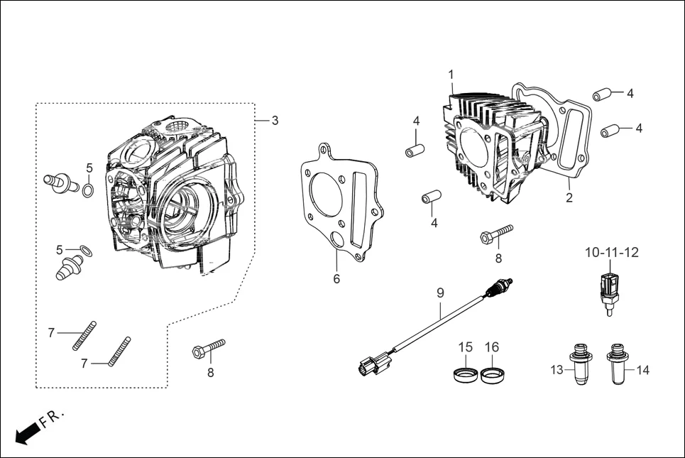 E-2 CYLINDER/CYLINDER HEAD
