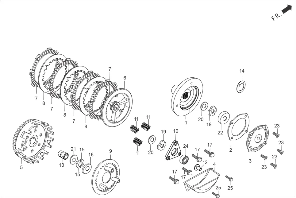 E-6 CLUTCH(3 LUG)