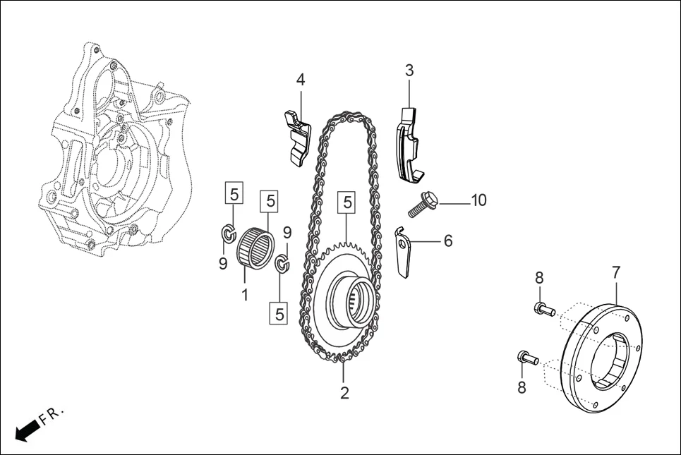 E-7B STARTING CLUTCH