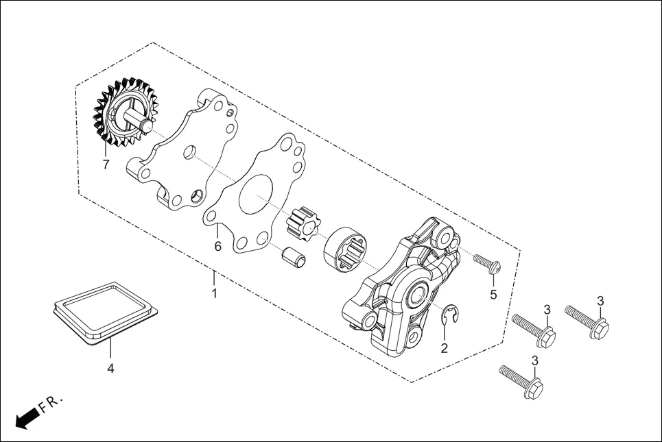 E-8A OIL PUMP