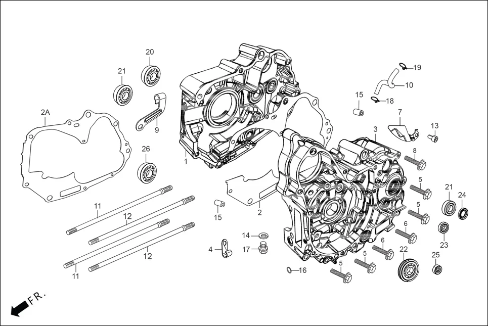 E-8 CRANK CASE