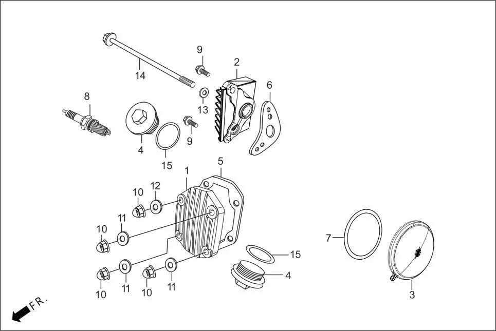 E-1 CYLINDER HEAD COVER