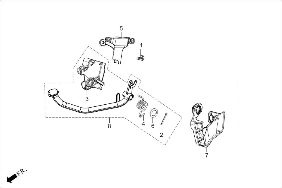 F-18A CBS ASSY. assembly diagram for Hero HF DELUXE OBD2B(Apr., 2025)