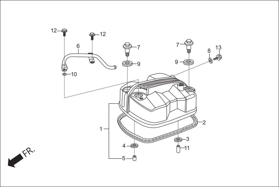 E-1 CYLINDER HEAD COVER