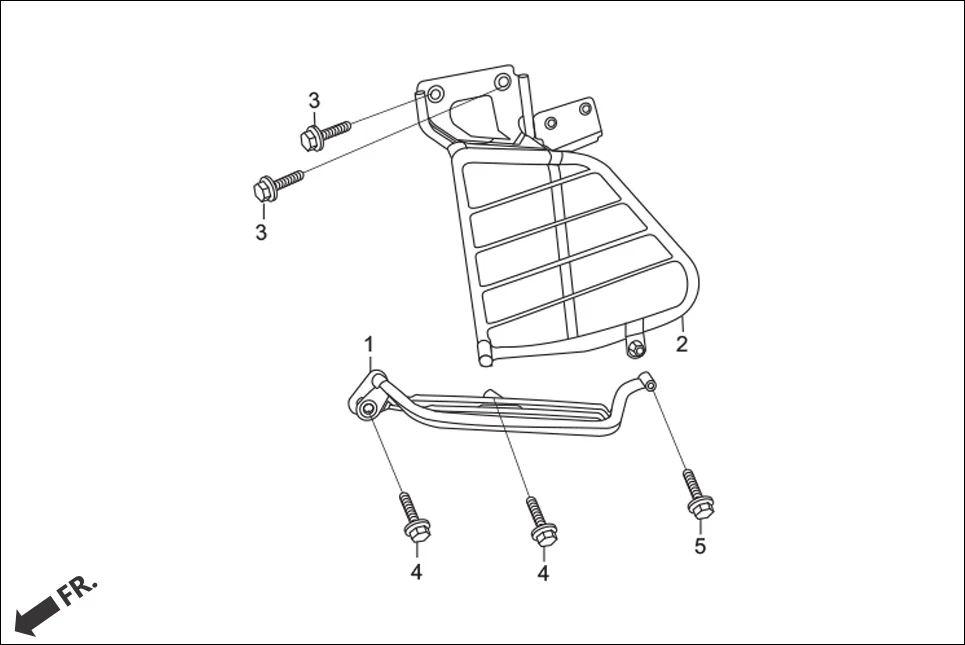 F-29 GUARD SARI assembly diagram for Hero Hunk (Nov, 2015)
