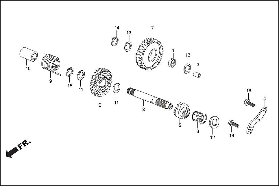 E-11 SPINDLE KICK STARTER
