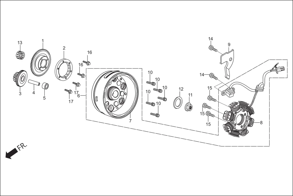 E-7A-DISC A. C. GEN. ASSY.