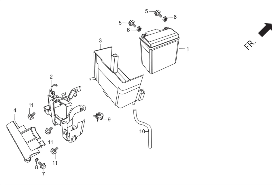 F-24A BATTERY ASSY assembly diagram for Hero Ignitor (NOV, 2014)