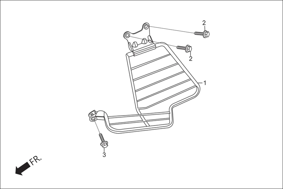 F-29 GUARD SARI diagram showing 95701-08016-00