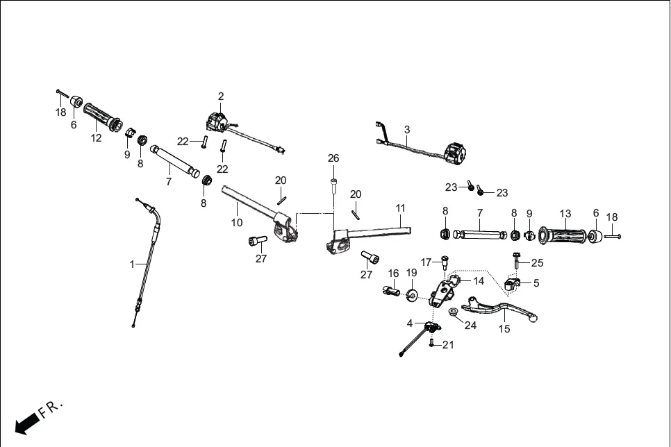 F-3 CHANDLE &amp; HNDL COVER diagram showing 94050-06000