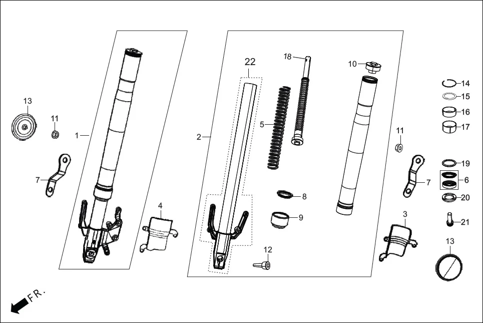 F-8 FRONT CUSHION diagram showing ACWAC3H000000G