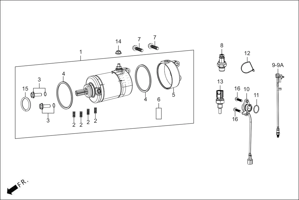 E-5 ELECTRICALS (STARTER MOTOR/SENSOR)