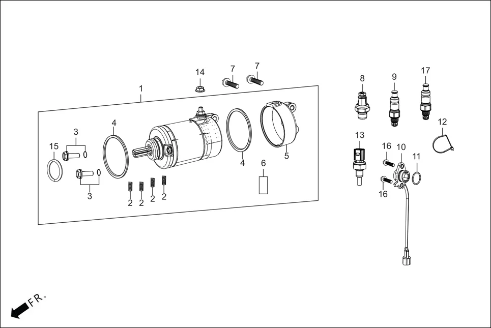 E-5 ELECTRICALS (STARTER MOTOR/SENSOR)