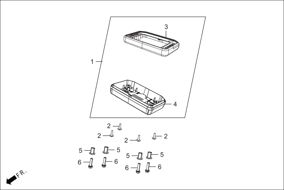 F-2 SPEEDOMETER diagram showing 93903-22480