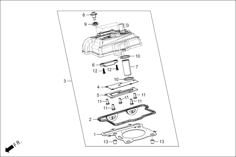 E-1 CYLN. & CYLN HEAD (COVER CYLINDER HEAD)