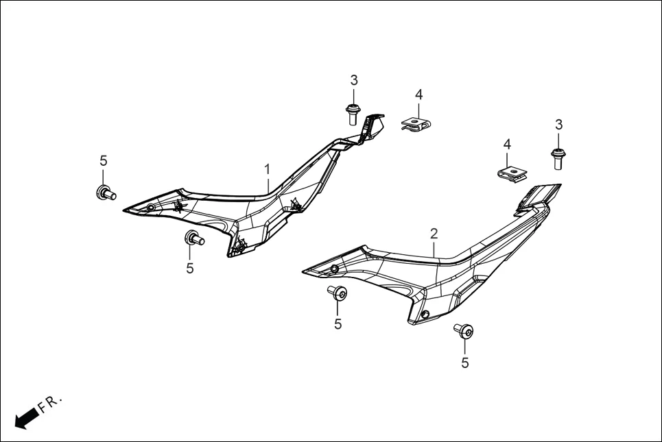 F-14 SIDE COVER diagram showing 90001-05012-03