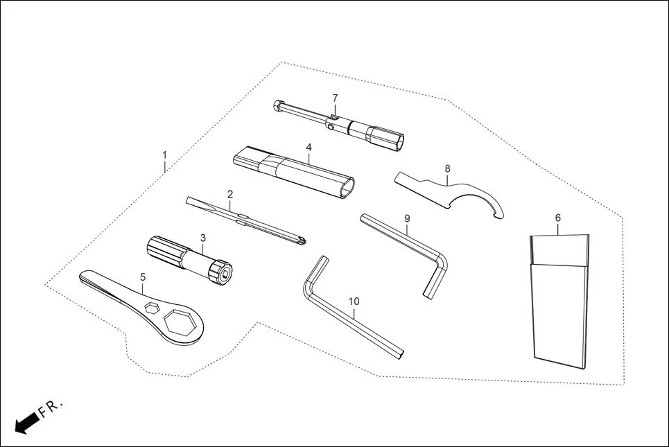 F-26 TOOLS diagram showing 89102-538-000