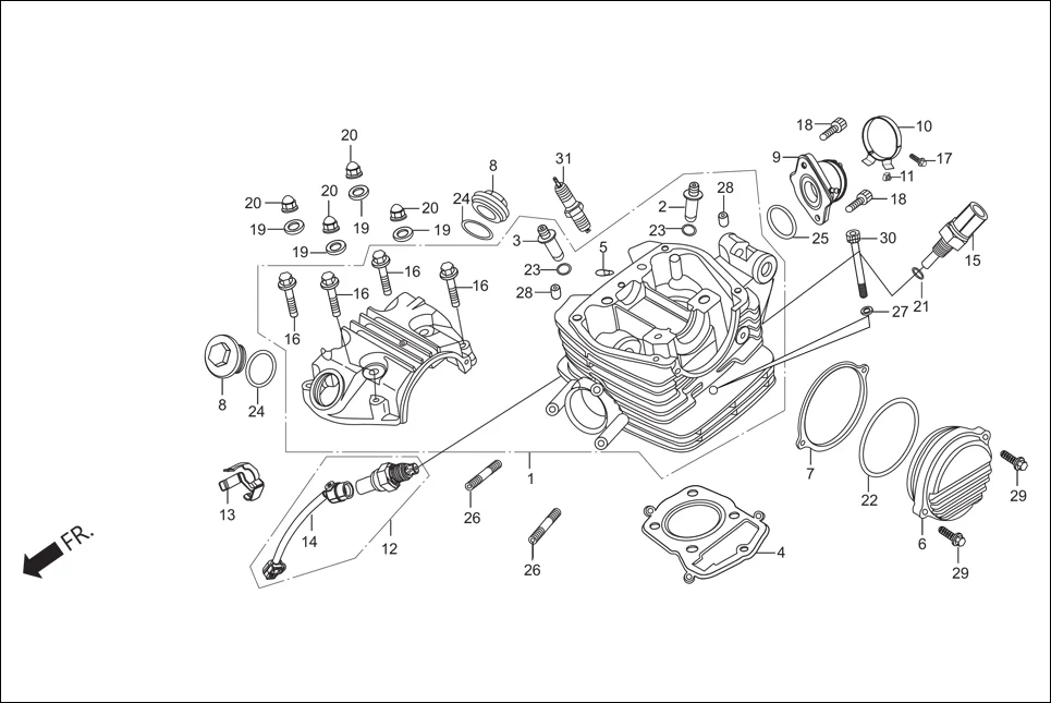 E-1 CYLINDER HEAD COVER